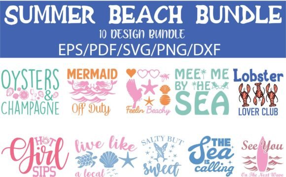 About Summer Beach Bundle SVG PNG