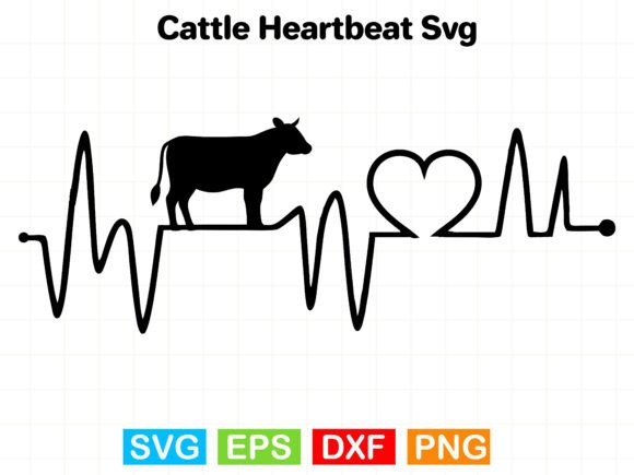 Cattle Heartbeat Svg