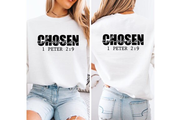 Chosen 1 Peter 2:9 SVG T-Shirt Design
