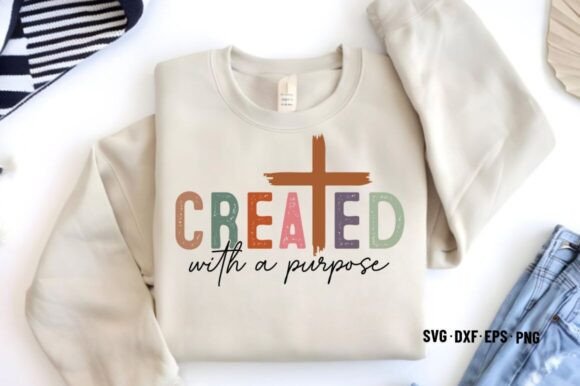 Created with a Purpose - SVG