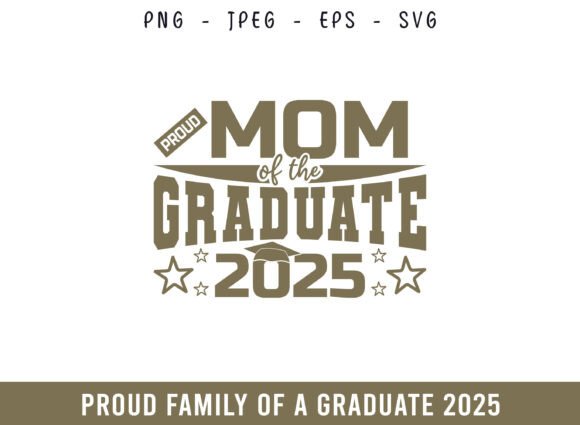 Mom of the Graduate Graduation Day SVG