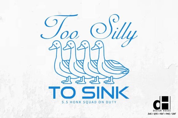 Summer Silly Goose SVG PNG